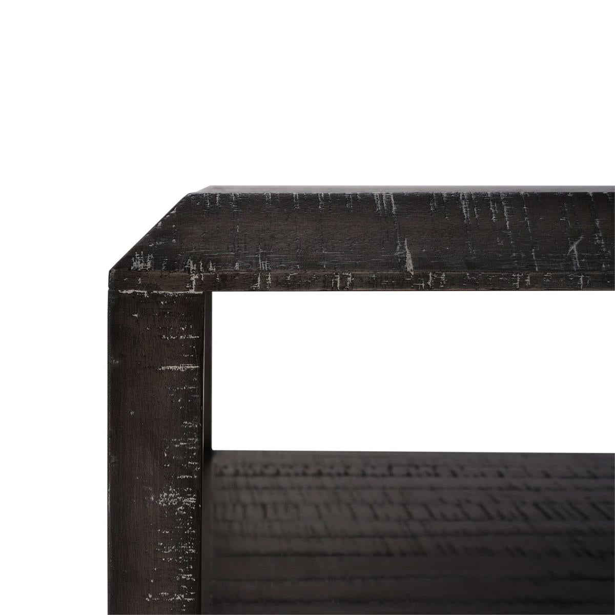 Felix 48" Mahogany Square Coffee Table - Java Brown