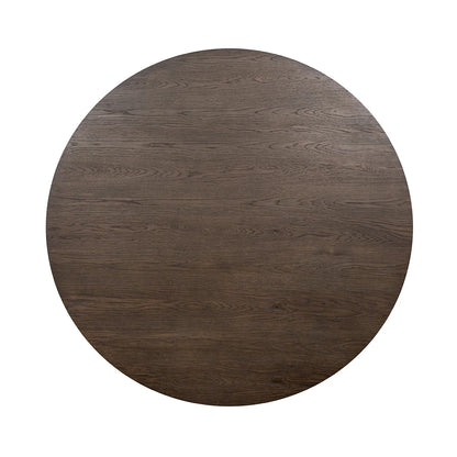 Timber 55" Round Dining Table - Toasted Brown