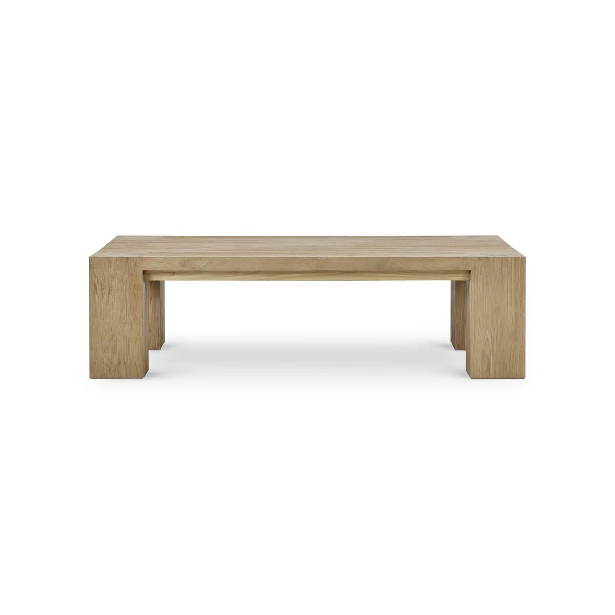Soren 63" Teak Coffee Table - Natural