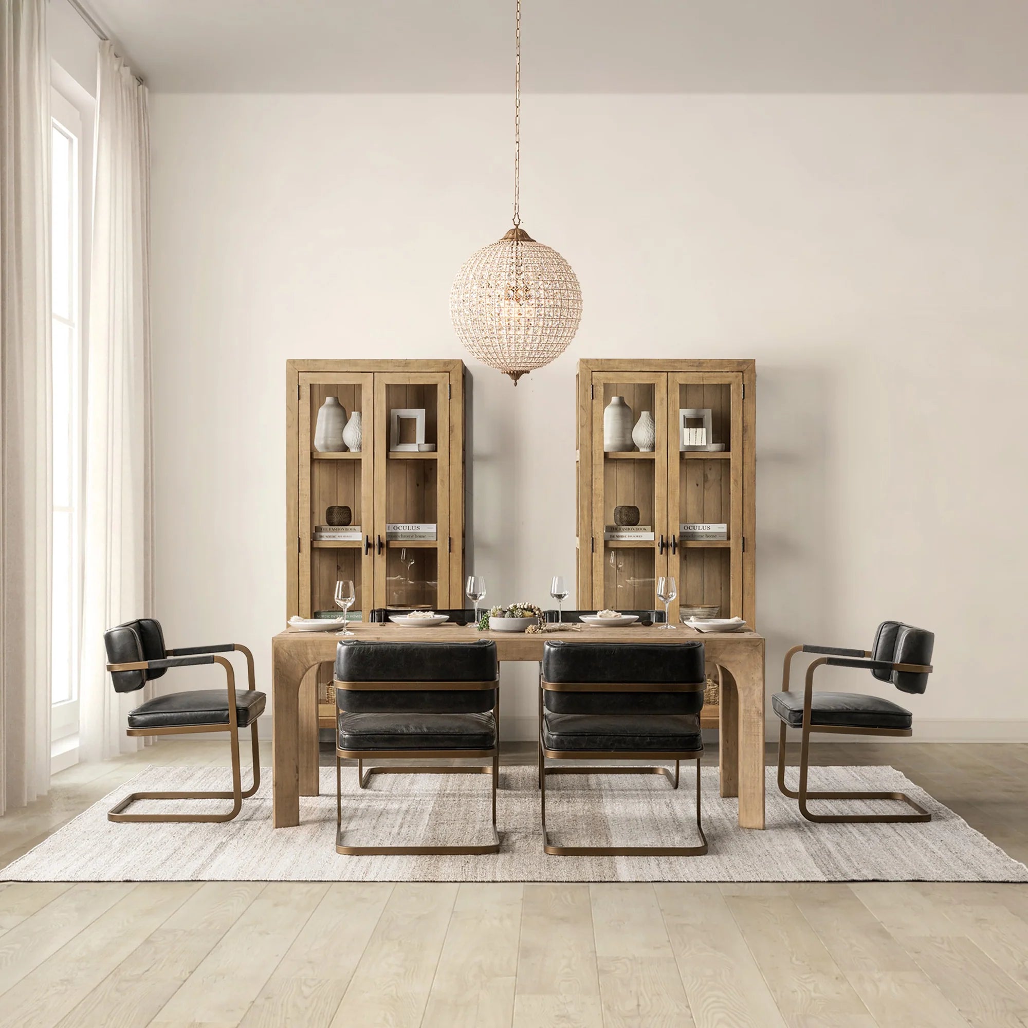 Colsen 78" Rectangular Dining Table - Warm Natural