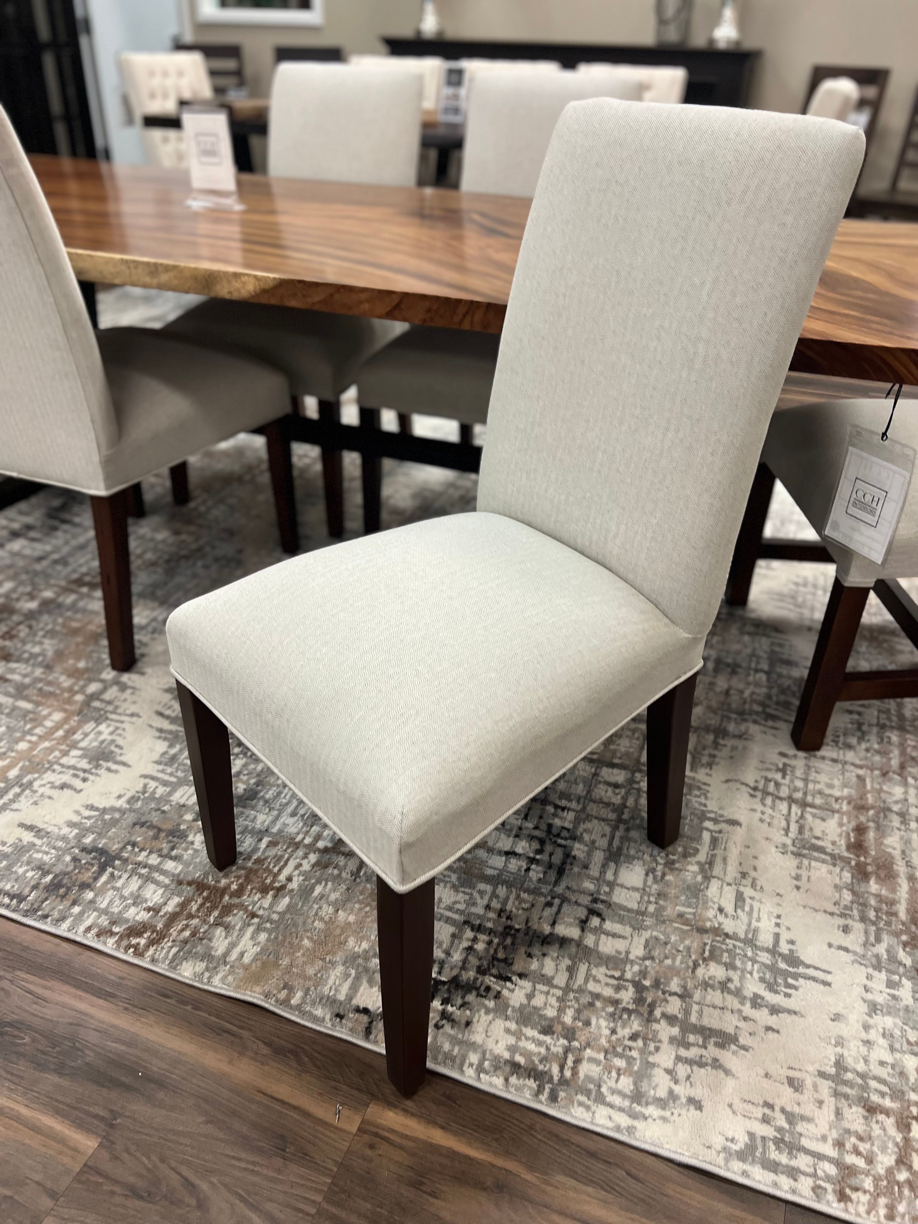 Jonas Dining Chair -  Performance Ecru + Natural & Smoke