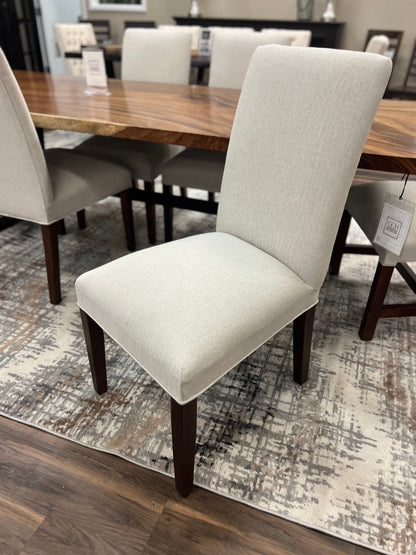 Jonas Dining Chair -  Performance Ecru + Natural & Smoke