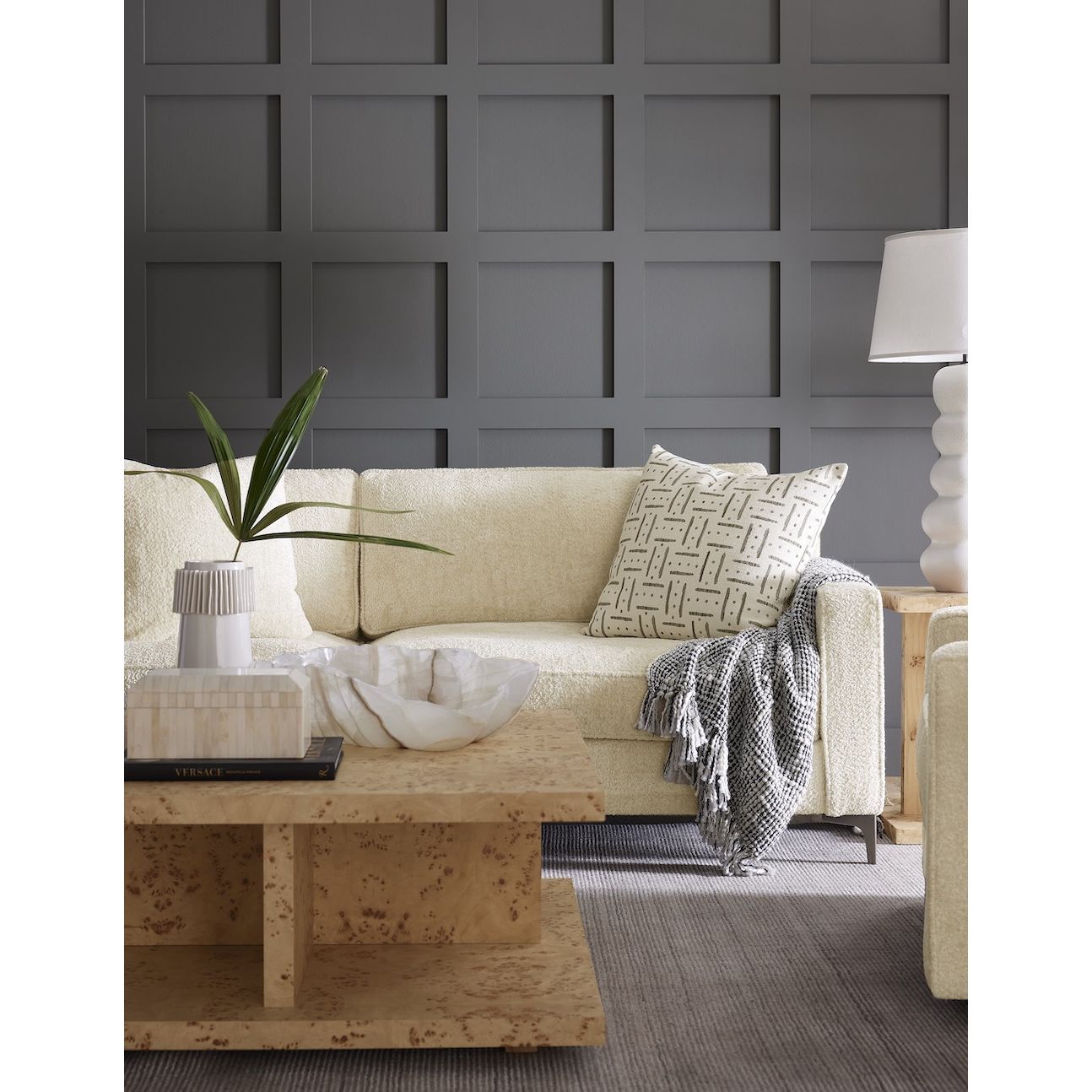 Harper 96" 2 Cushion Sofa - Performance Plush Pearl