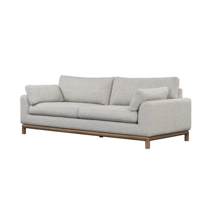 Cordelia 99" 2 Cushion Sofa - Warm Oak + Peppered Taupe