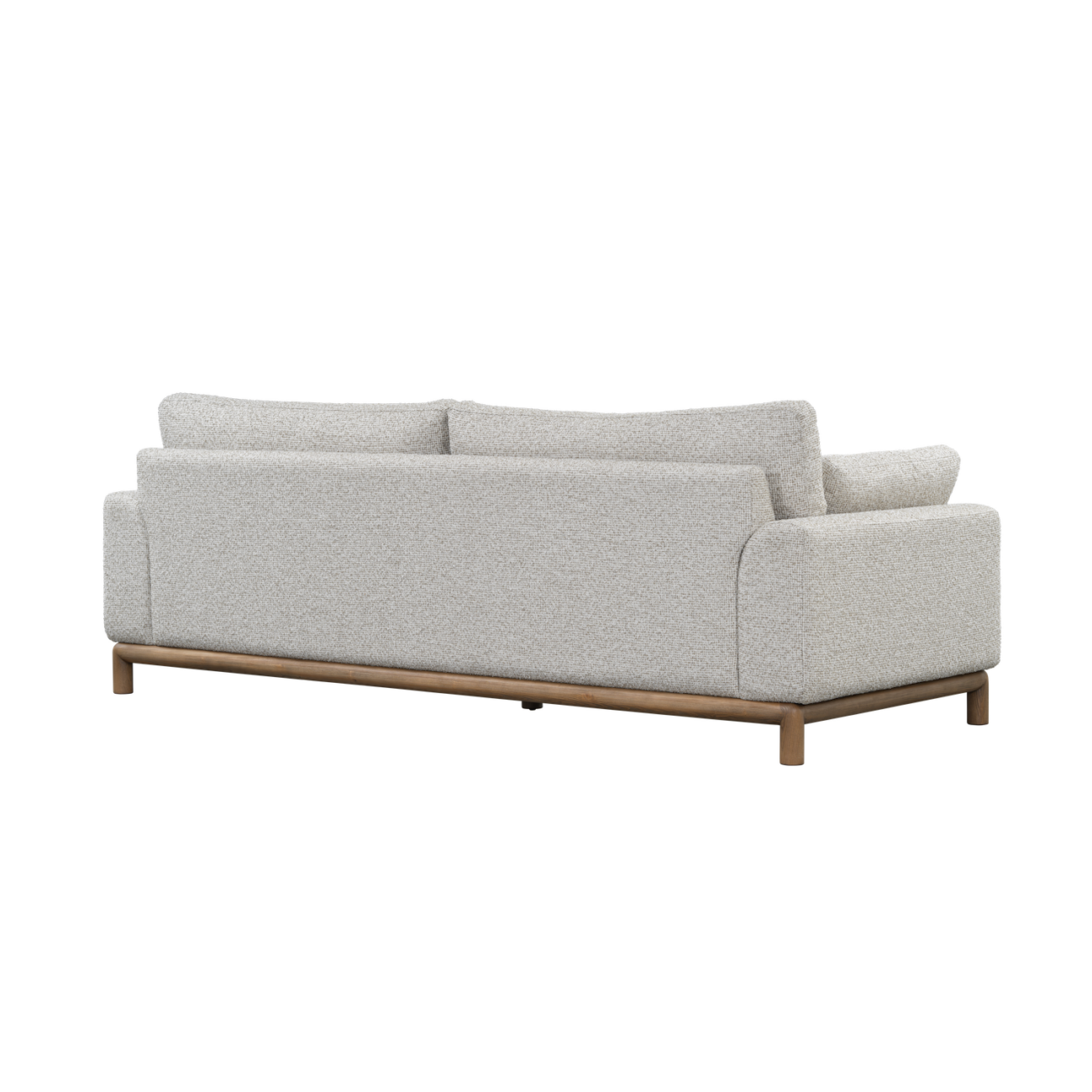 Cordelia 99" 2 Cushion Sofa - Warm Oak + Peppered Taupe