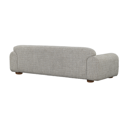 Ottilie 103" Bench Cushion Sofa - Mocha + Stormy Boucle