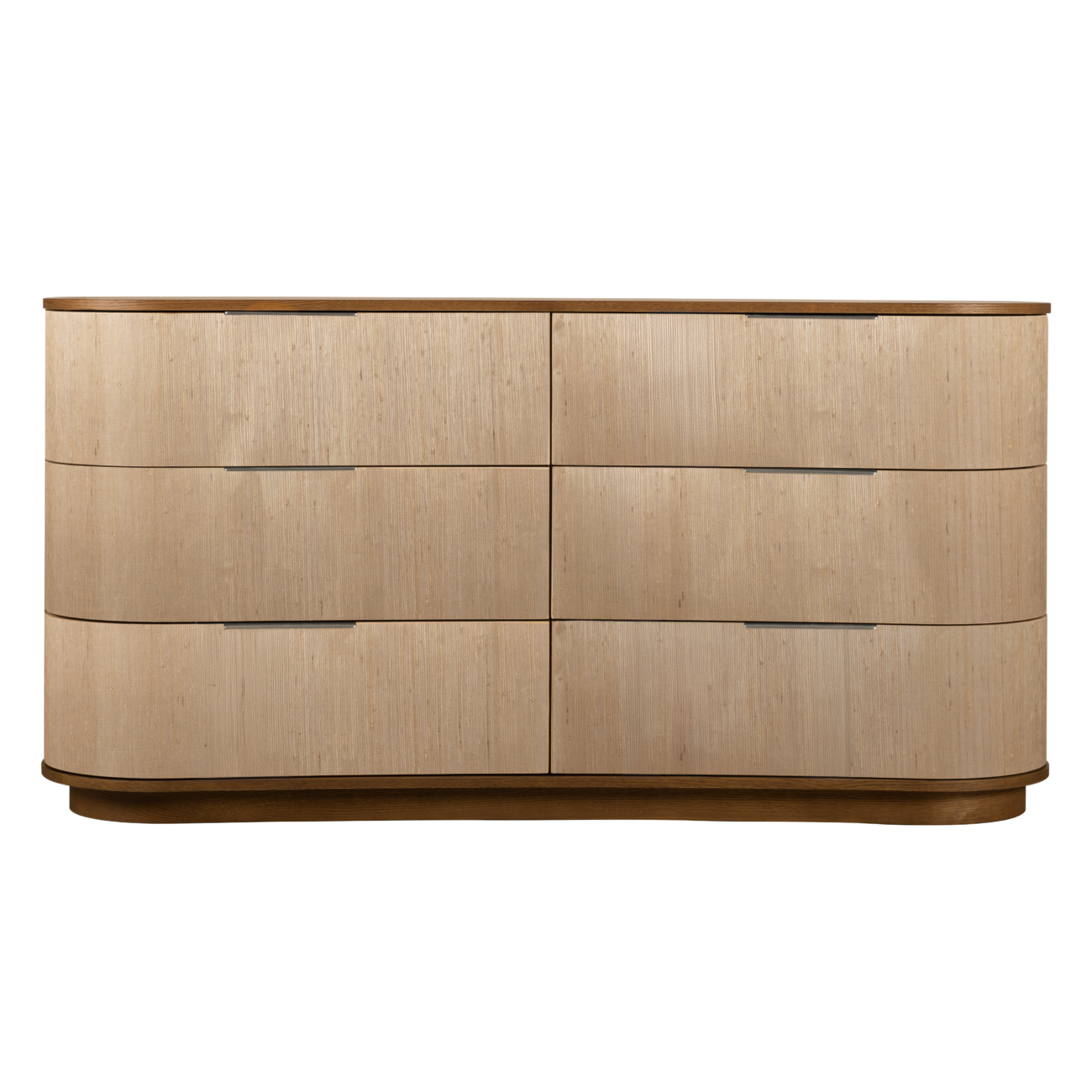 Bellview 68" 6 Drawer Oak Dresser - Warm Natural
