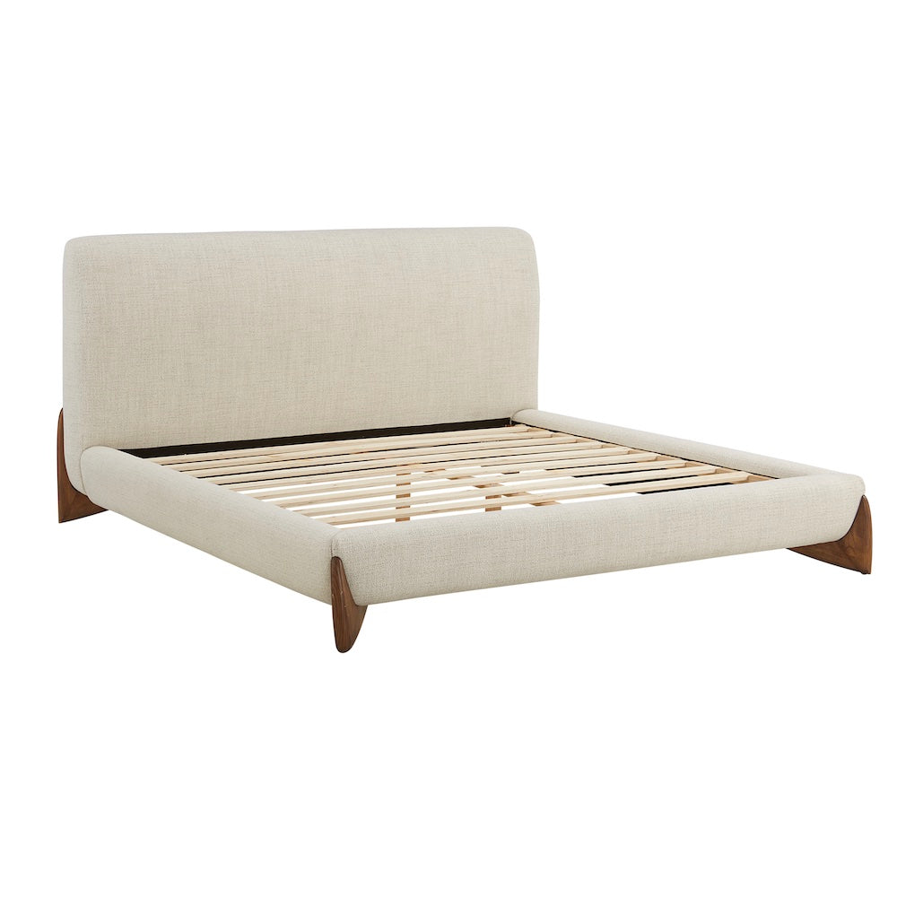 Constance 90" King Bed- Raw Sugar and Brushed Cypress