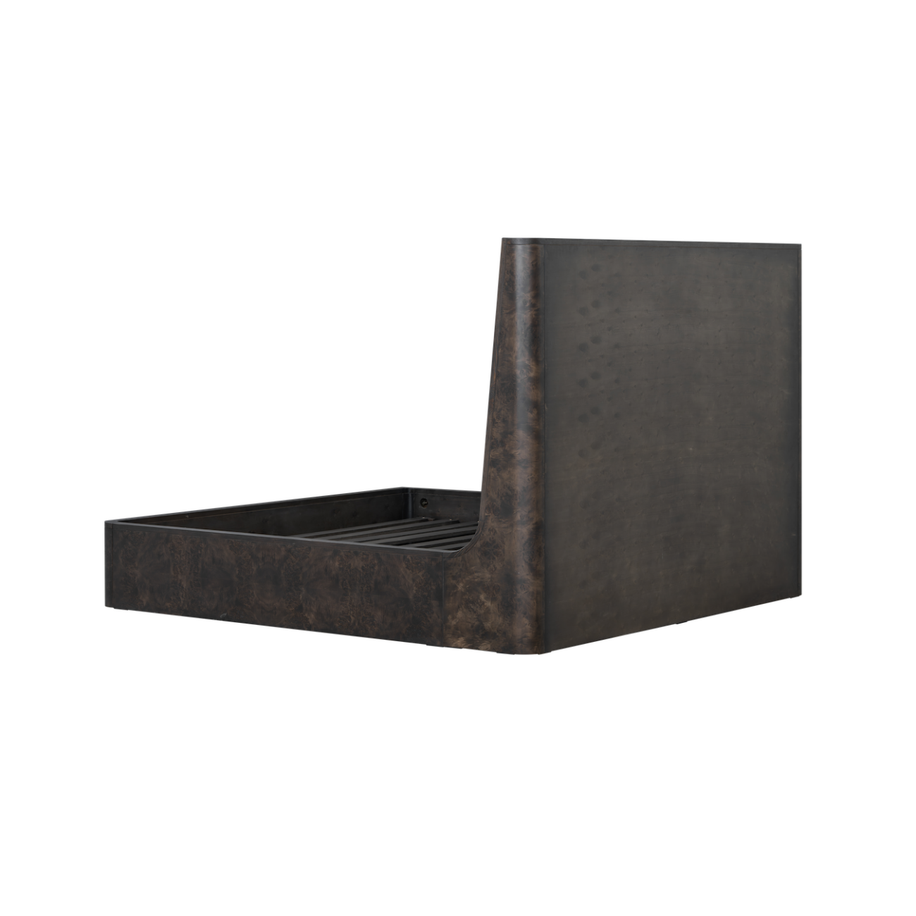 Maeva 65" Poplar Queen Bed - Chocolate Burl