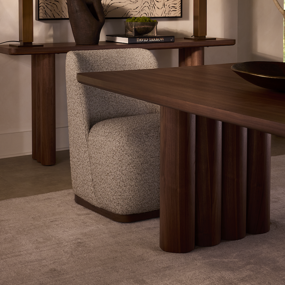 Finch 96" Walnut Dining Table - Walnut