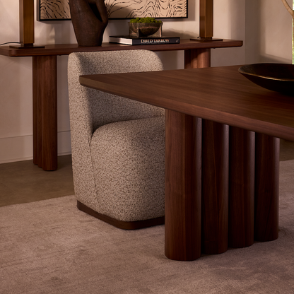 Finch 96" Walnut Dining Table - Walnut