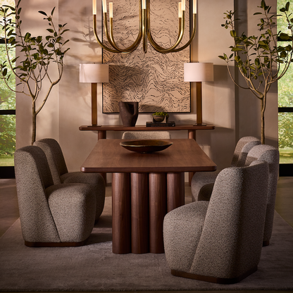 Finch 96" Walnut Dining Table - Walnut