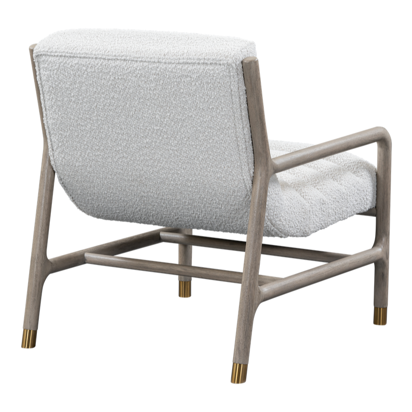 Saskia 28" Performance Occasional Chair - Stone + Snow Drift