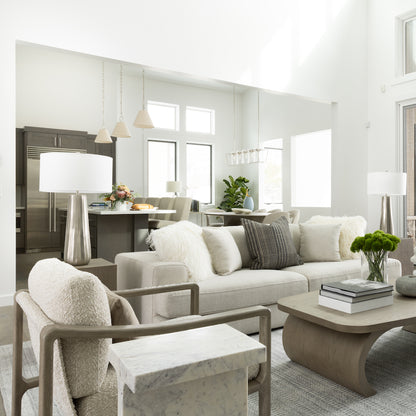 Booker 34" Occasional Chair - Stone + Pearl