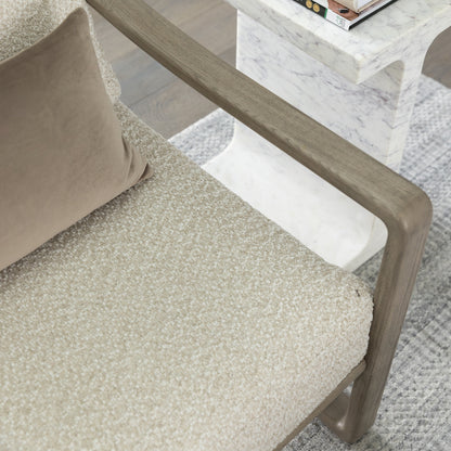 Booker 34" Occasional Chair - Stone + Pearl