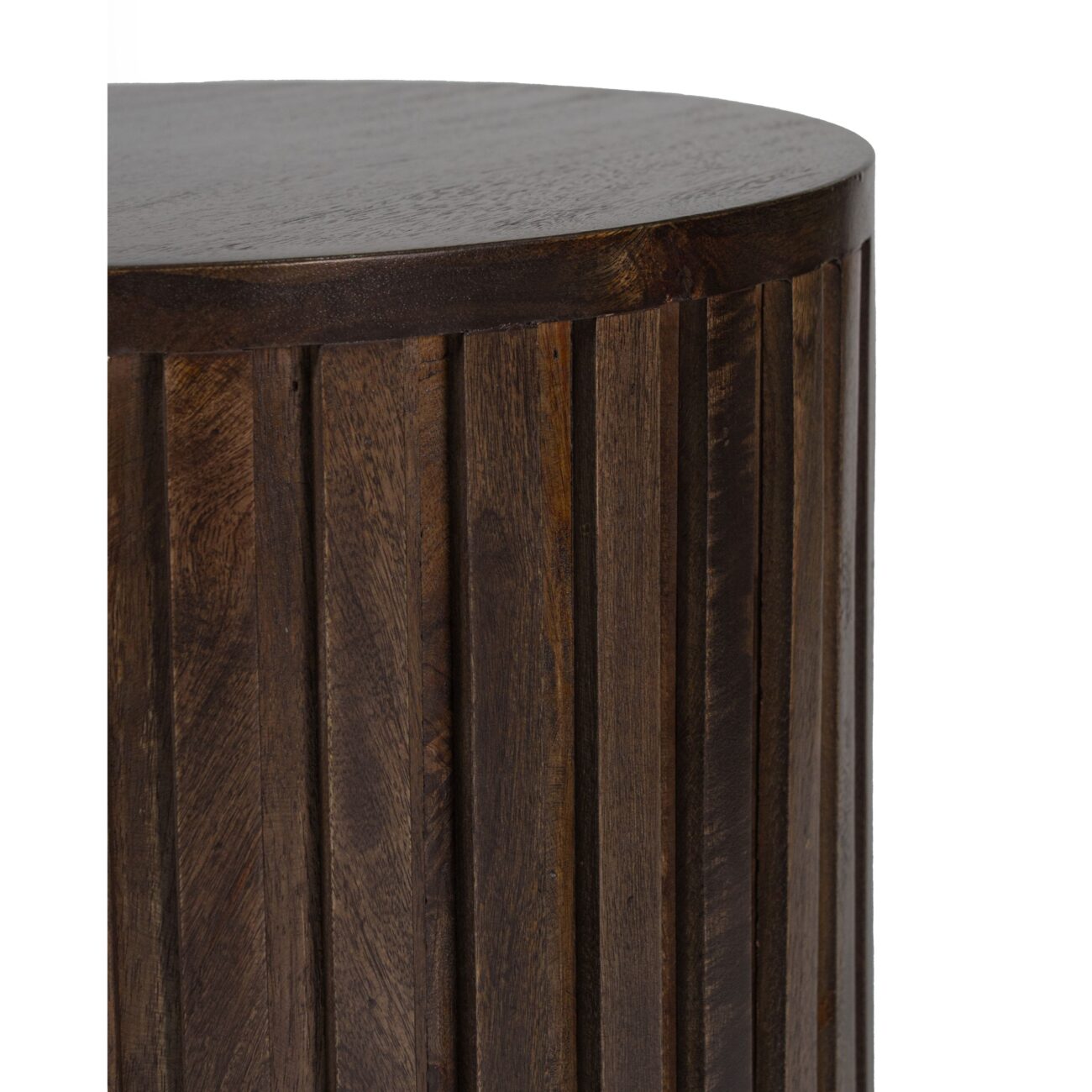 Brayden 20" Round End Table - Modern Mocha