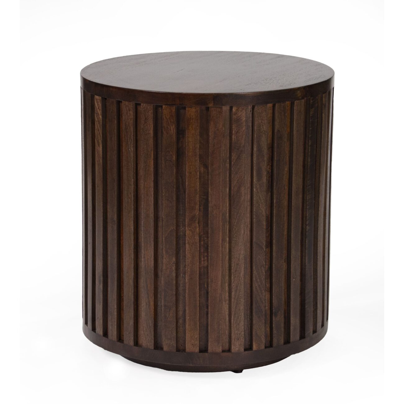 Brayden 20" Round End Table - Modern Mocha