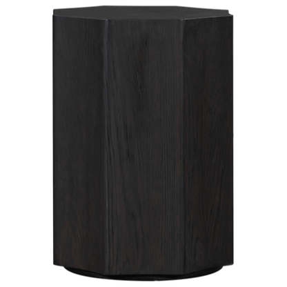Kaydence 18" Oak End Table - Dark Cider