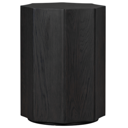Kaydence 18" Oak End Table - Dark Cider