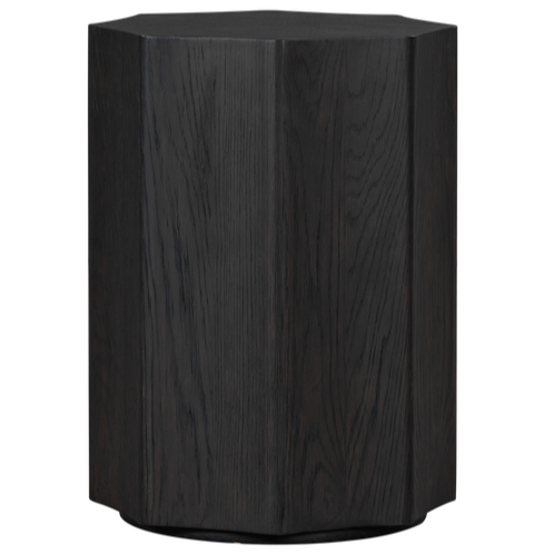 Kaydence 18" Oak End Table - Dark Cider