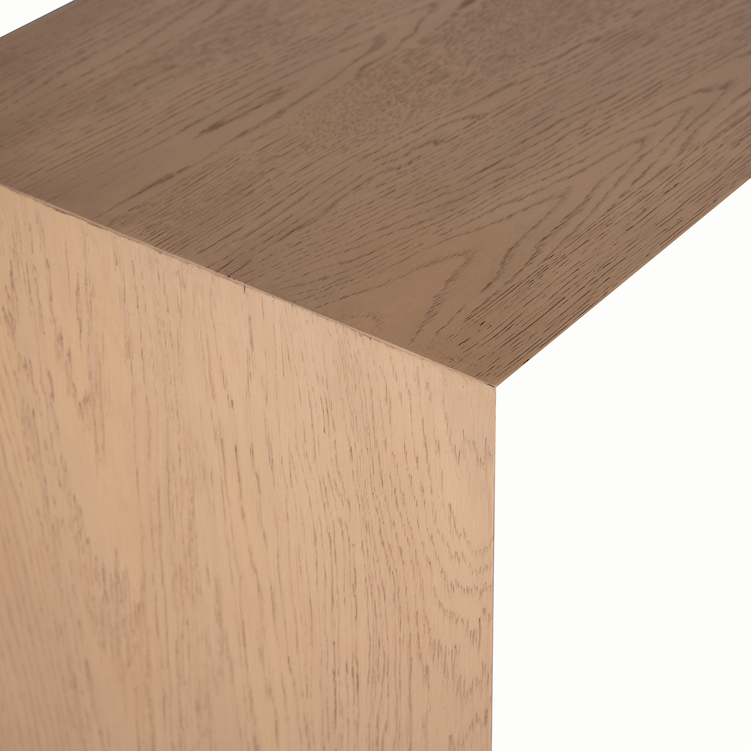 Bronson 72" Oak Console Table - Raw Oak