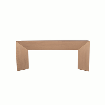 Bronson 72" Oak Console Table - Raw Oak