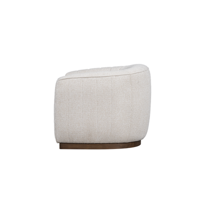 Osiris 40" Swivel Chair - Mocha + Flax