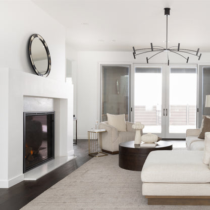 Osiris 40" Swivel Chair - Mocha + Flax