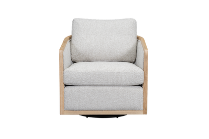 Hana 30" Occasional Swivel Chair- Highland Smoke