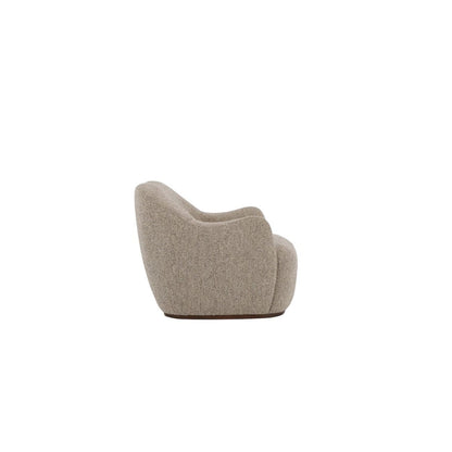 Oberon 34" Swivel Chair - Warm Pebble