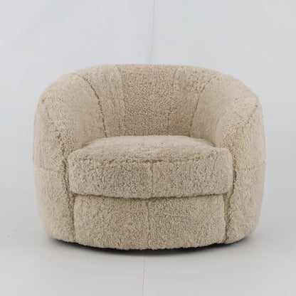 Wilder 39" Swivel Chair - Natural Cream