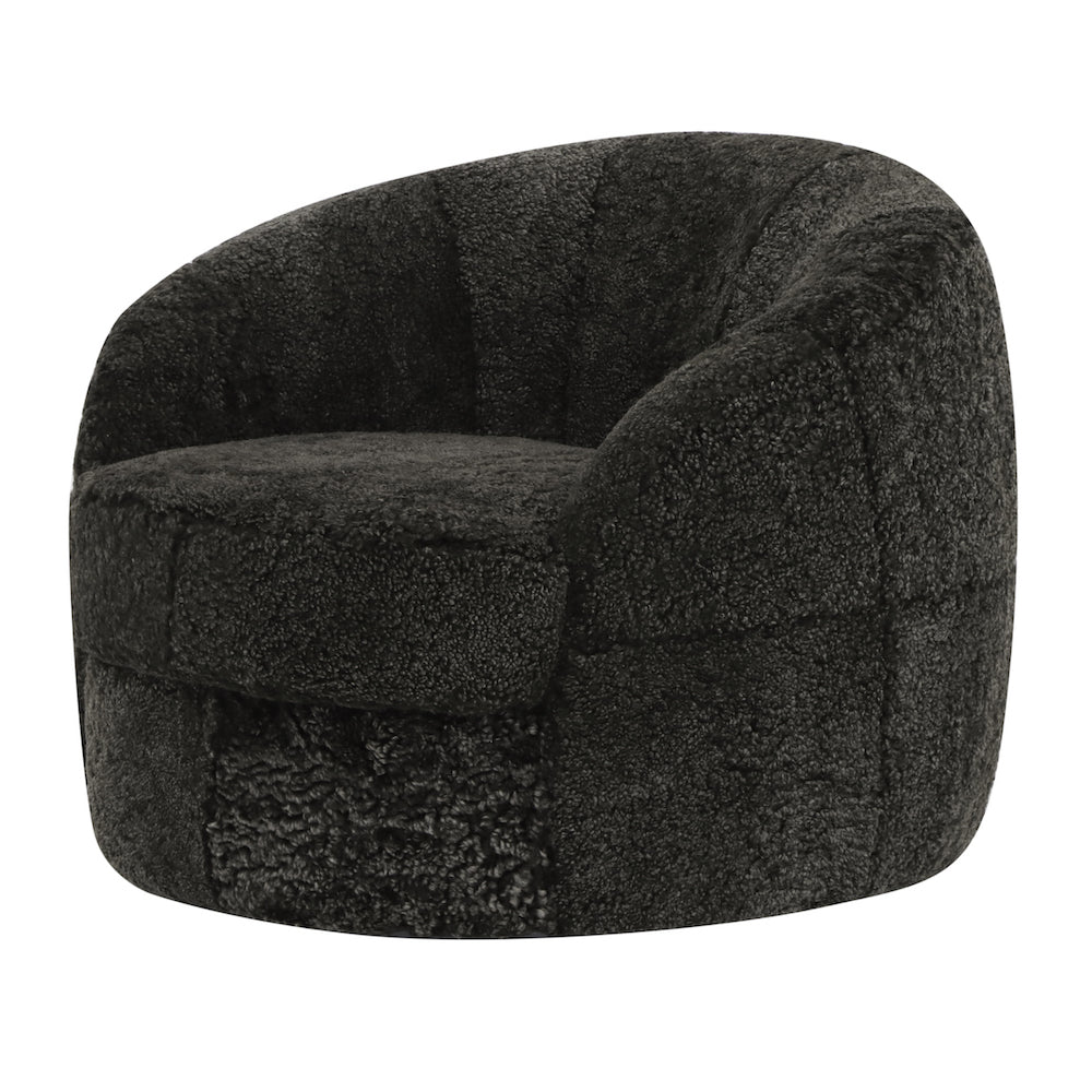 Wilder 39" Swivel Chair - Natural Espresso