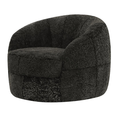 Wilder 39" Swivel Chair - Natural Espresso