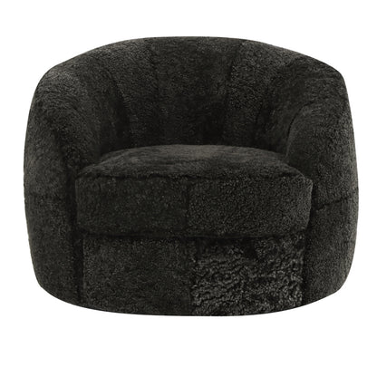 Wilder 39" Swivel Chair - Natural Espresso