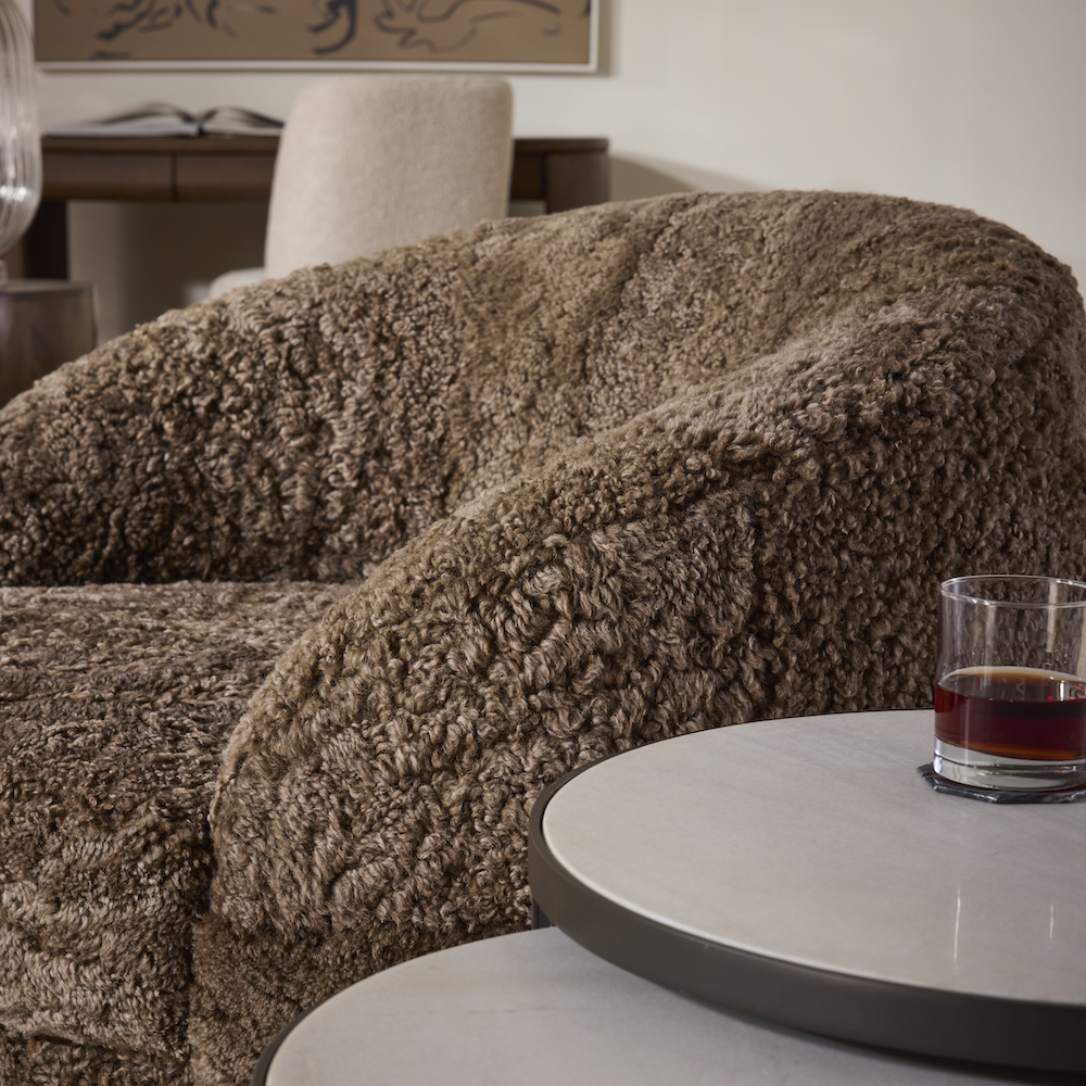 Wilder 39" Swivel Chair - Natural Taupe