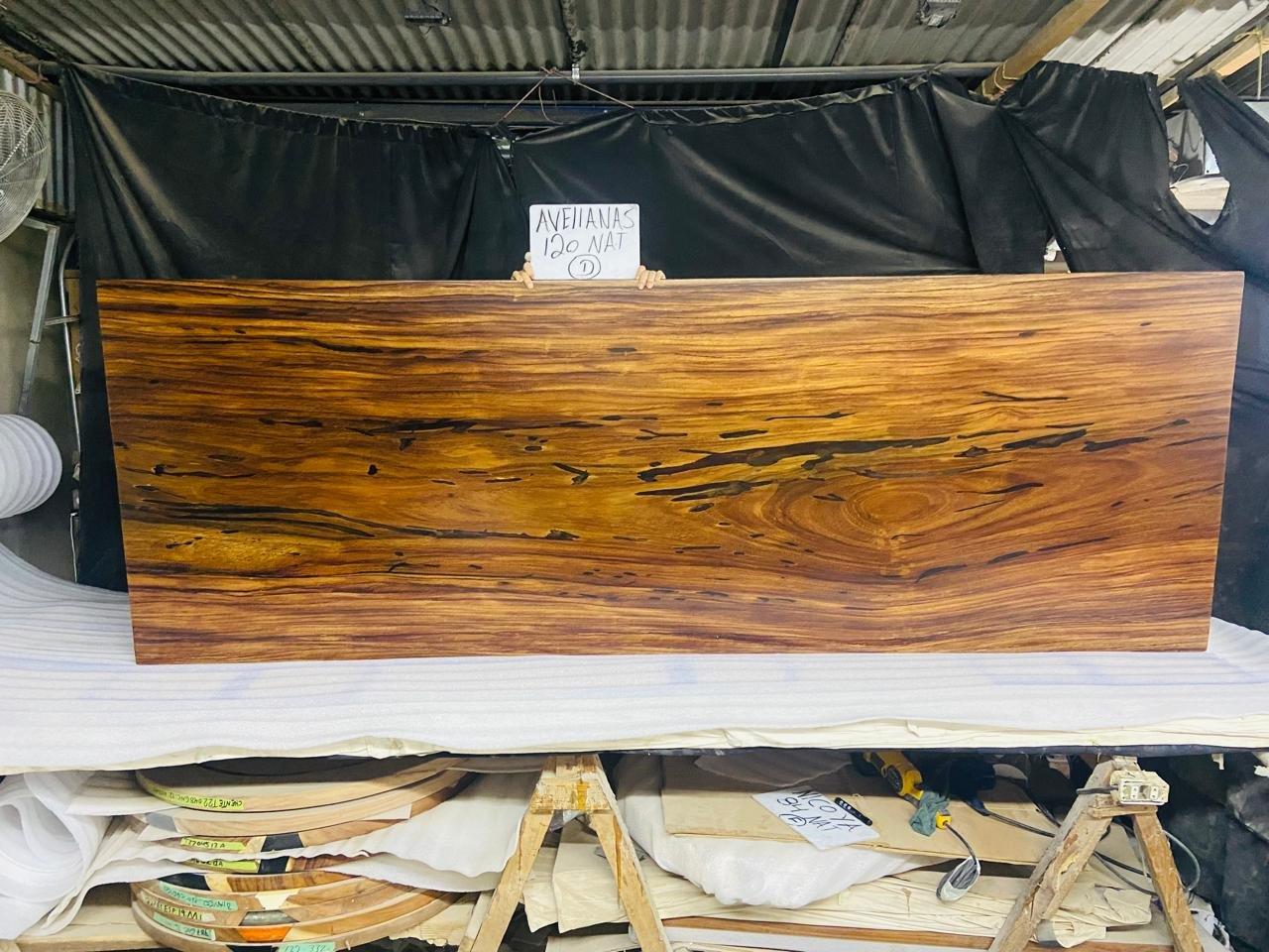 Avellanas 120" Guanacaste Dining Table - Natural- SN482