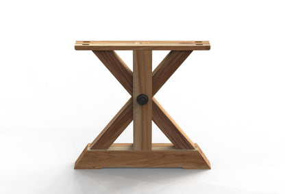 Malcolm Acacia 108" Live Edge Dining Table - Natural + Gray