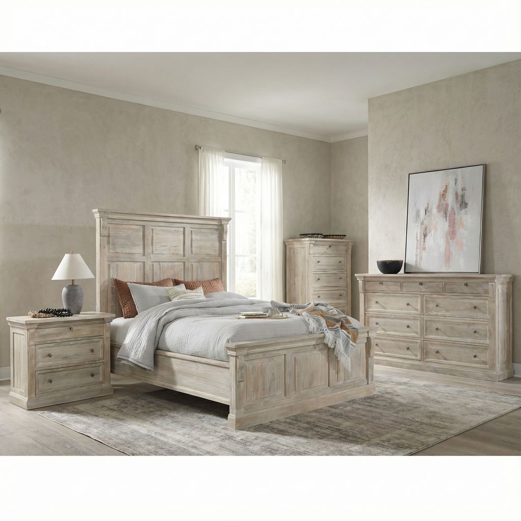 Adele 77" King Bed - Dune