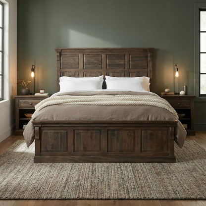 Adele 61" Queen Bed - Dark Cocoa