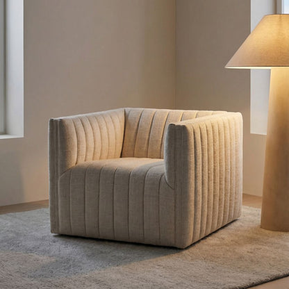 Augustus 32" Swivel Chair - Cotton