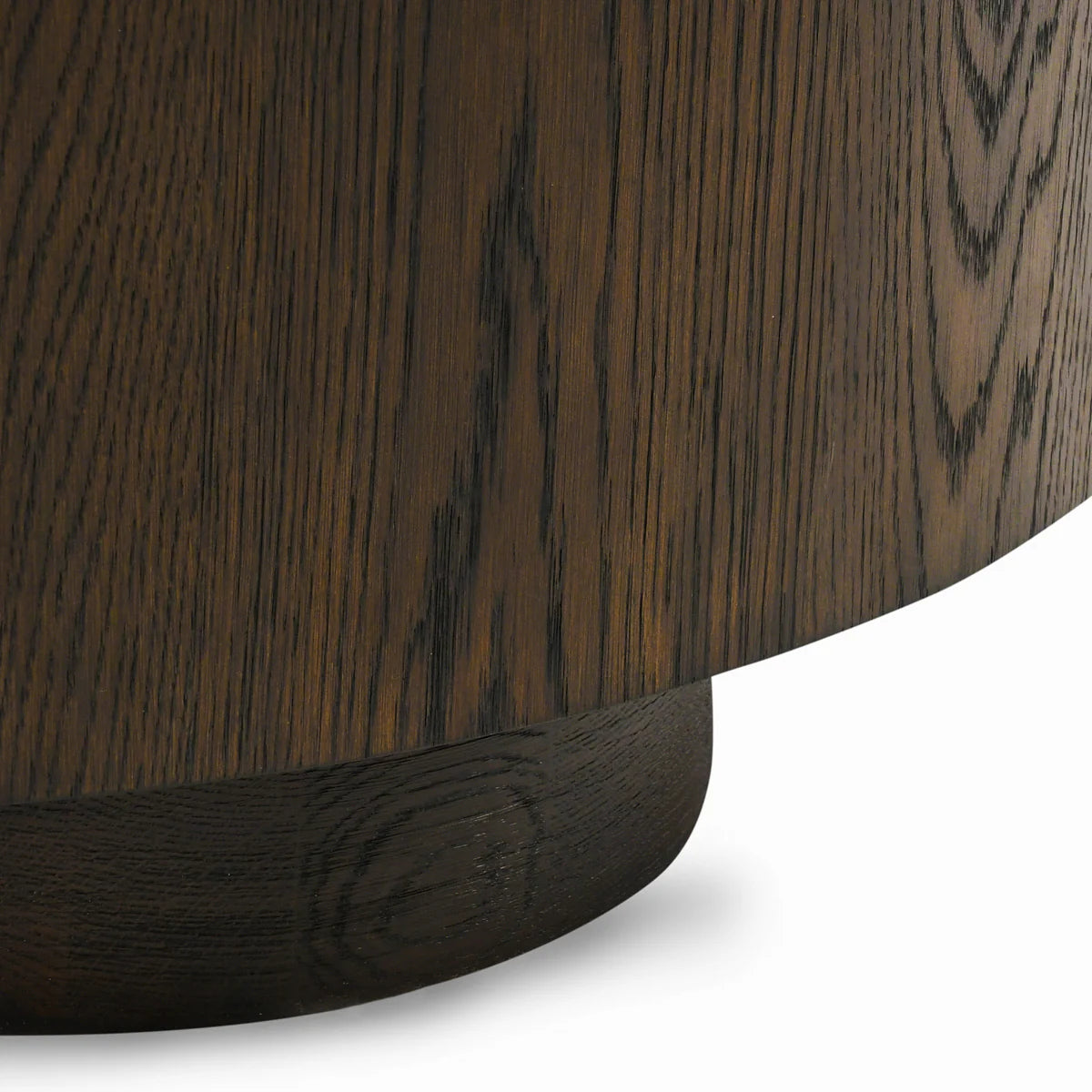 Rena 42" Round Coffee Table - Coffee Brown