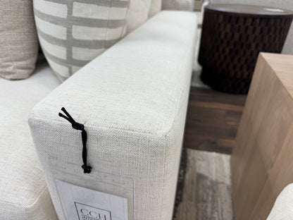 Gretchen Quick Ship 103" 2 Cushion Wide Track Arm Sofa - Crypton Natural Linen