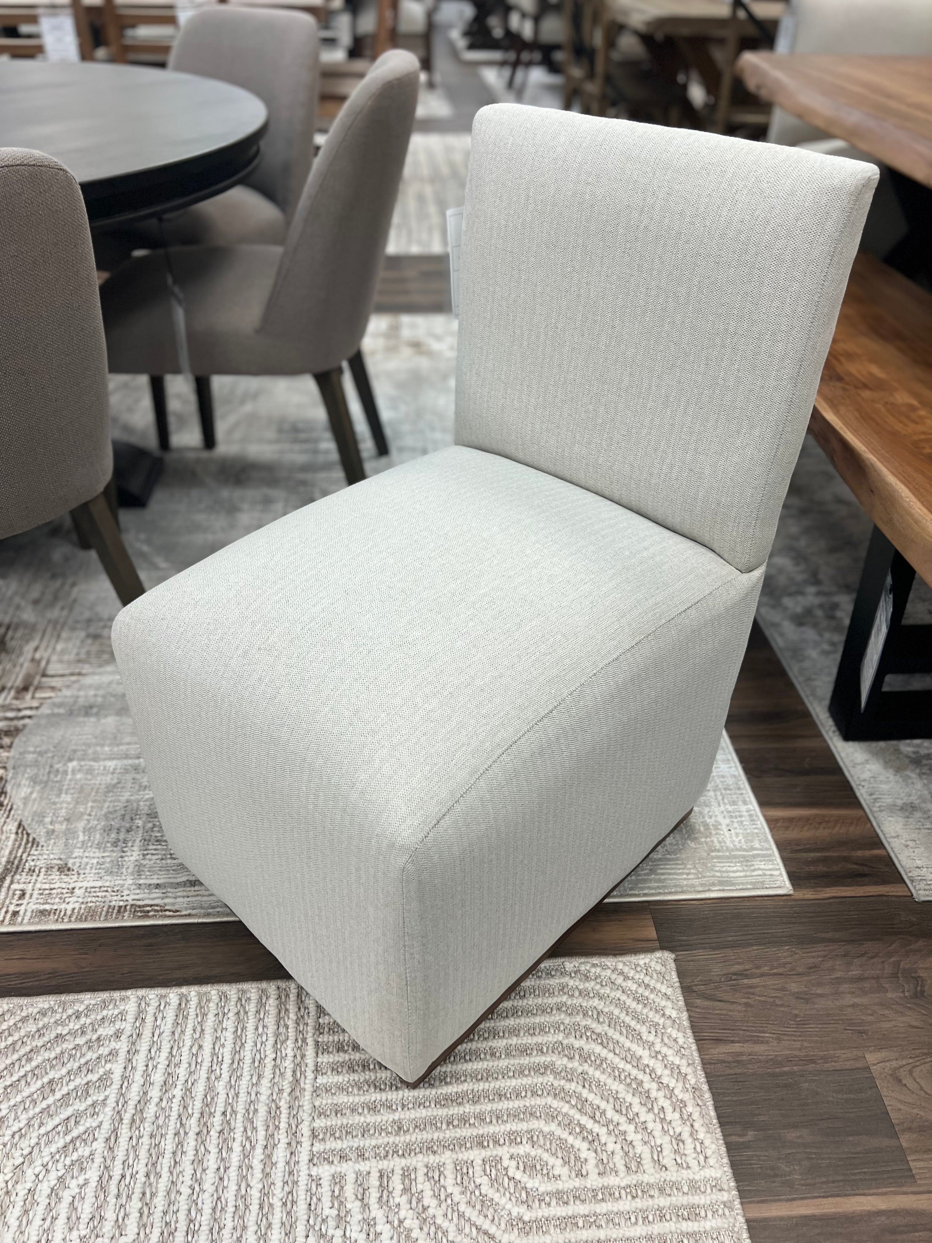 Bianca Dining Chair -  Performance Ecru + Natural