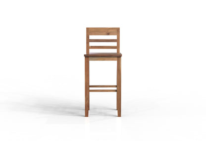 Malcolm Acacia Ladderback Bar Stool - Natural