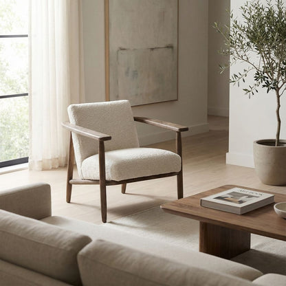 Barnett 29" Accent Chair - Cream