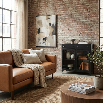 Bellford 35" Shadow Box Cabinet - Black