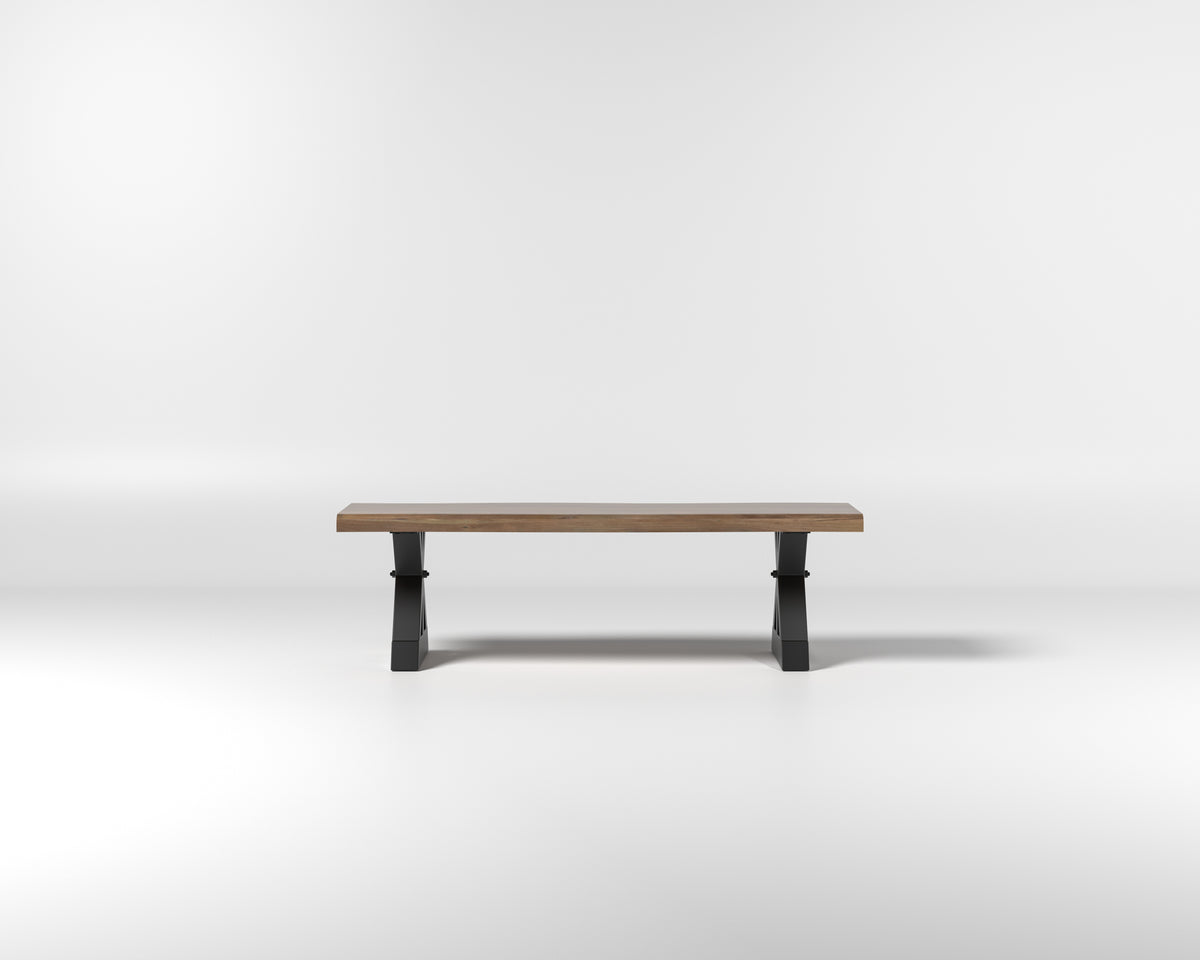 Nathan 60" Live Edge Dining Bench - Woodland
