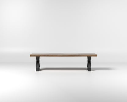 Nathan 72" Live Edge Dining Bench - Woodland