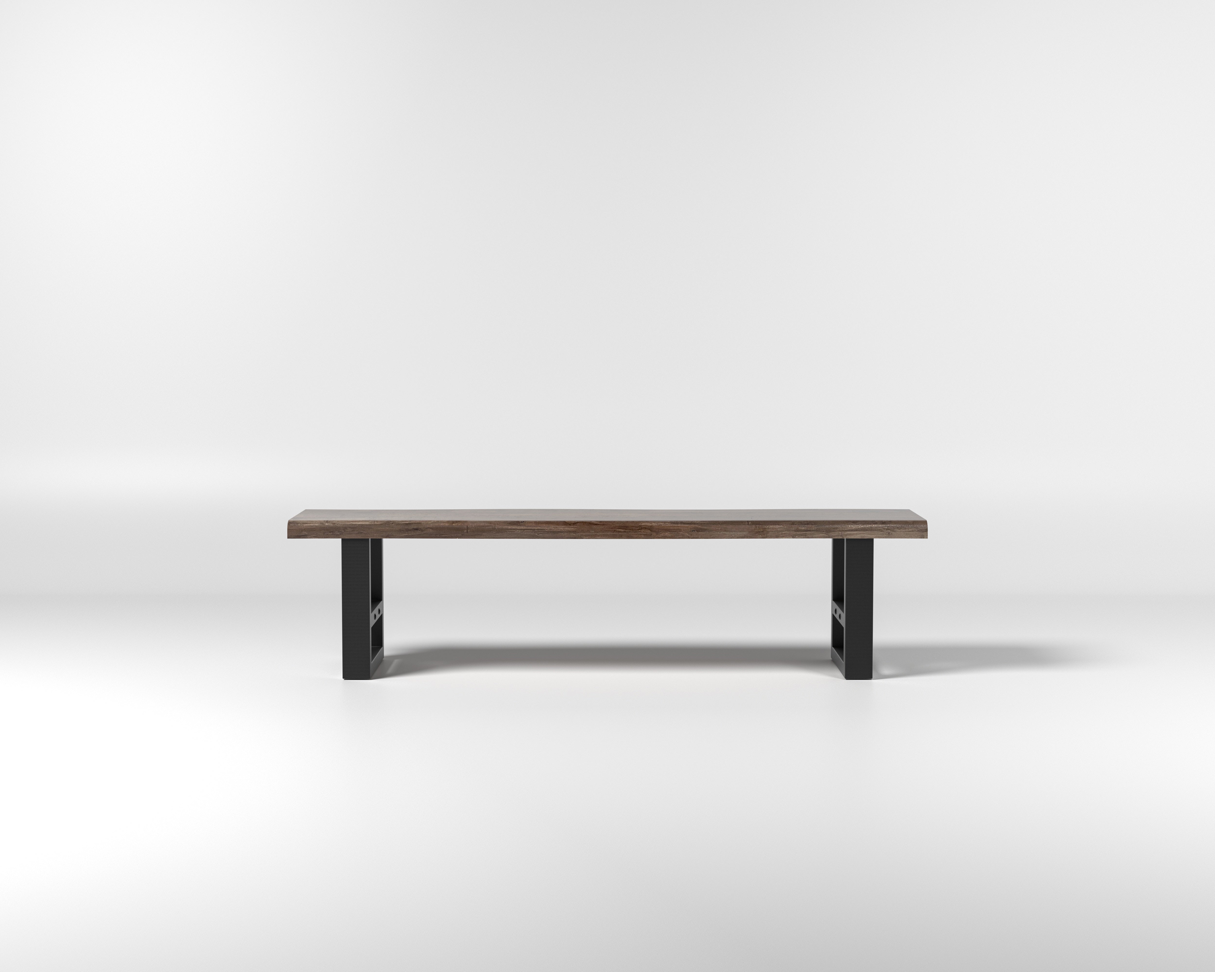 Nathan 72" Live Edge Dining Bench - Tempest