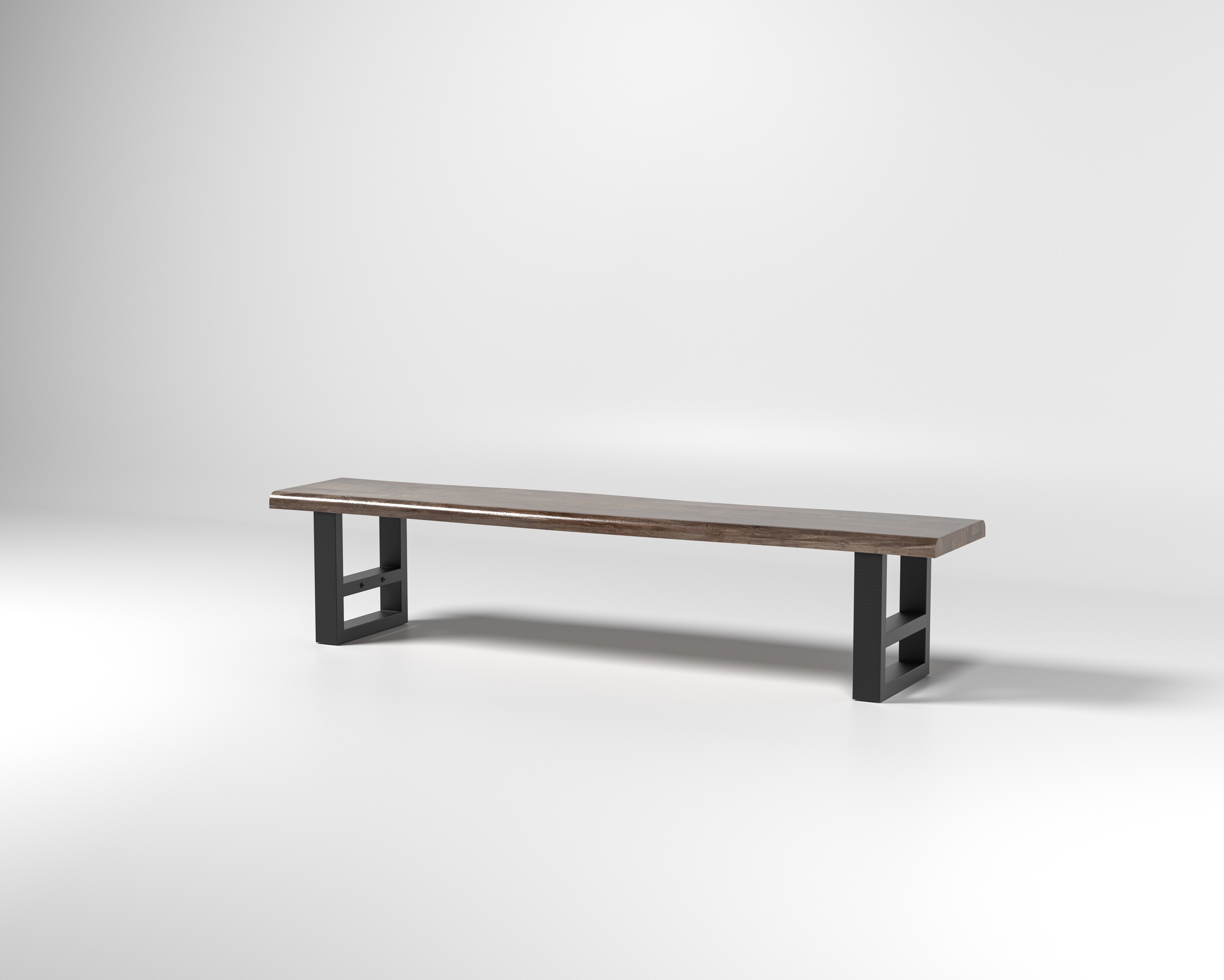 Nathan 60" Live Edge Dining Bench - Tempest